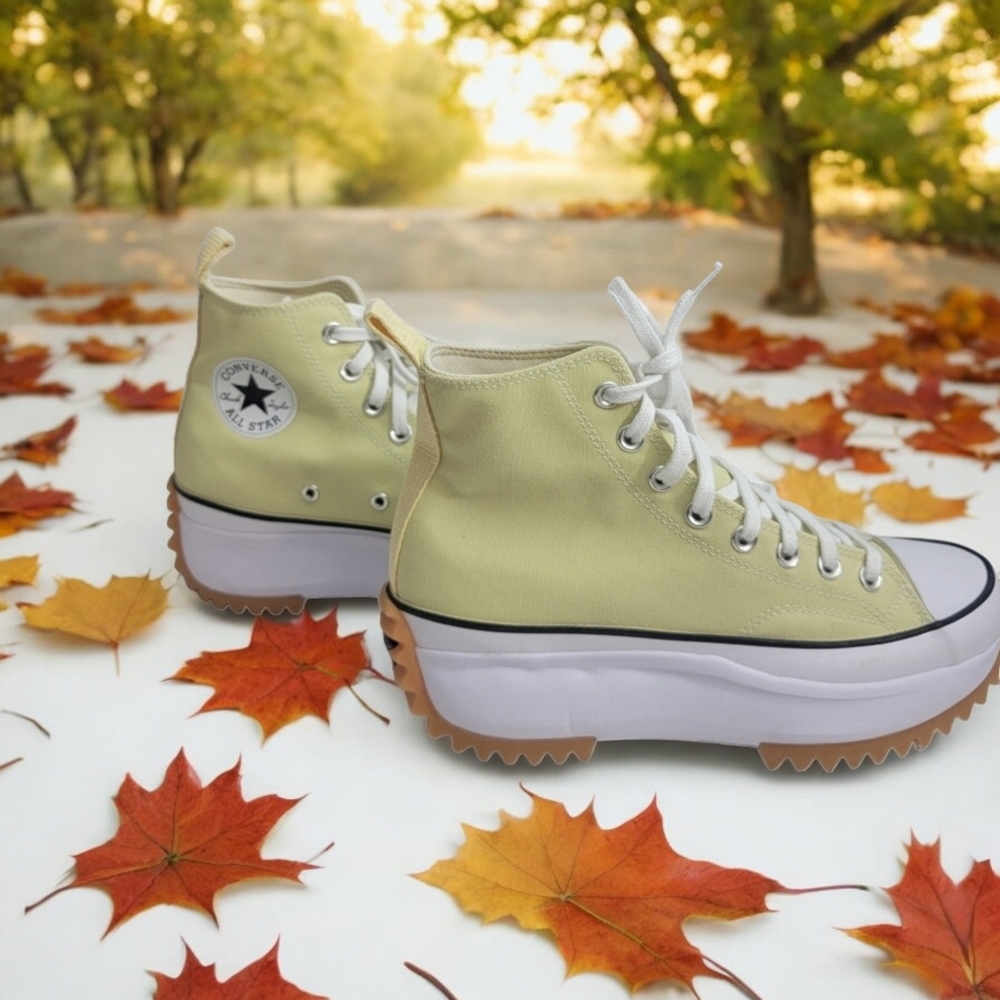 Converse Shoes tennis shoes  Run Star Unisex Men's 8 Women's 9.5. Worn once. - Picture 4 of 15
